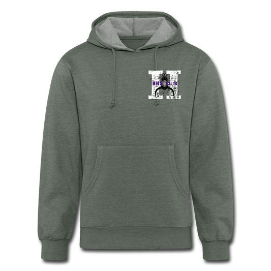 Unisex Organic Hoodie - heather military green