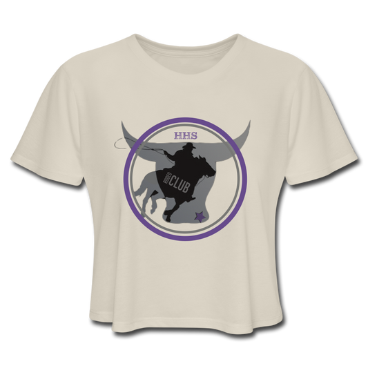 Women's Cropped T-Shirt The Bull - dust