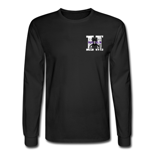 Men's Long Sleeve T-Shirt HHS - black