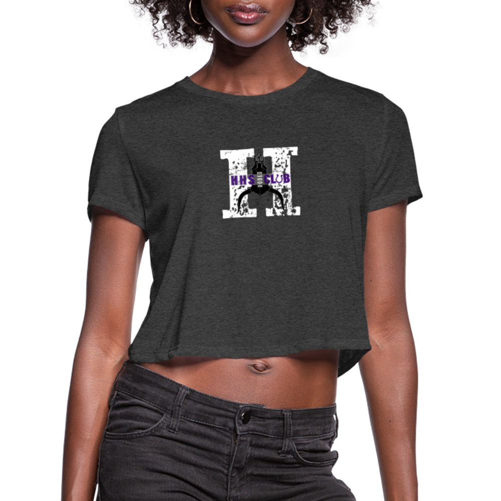 Women's Cropped T-Shirt - deep heather