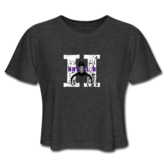 Women's Cropped T-Shirt - deep heather