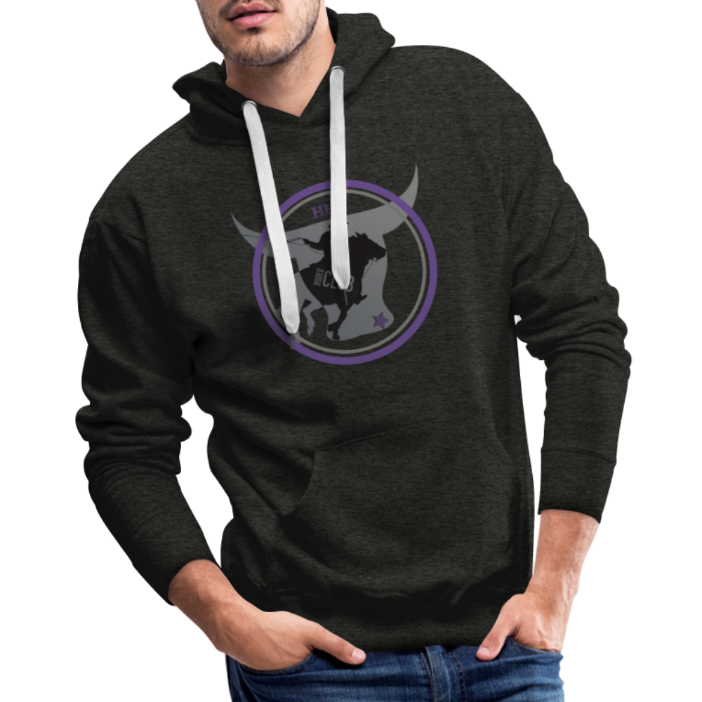 Men’s Premium Hoodie - The Bull - charcoal grey