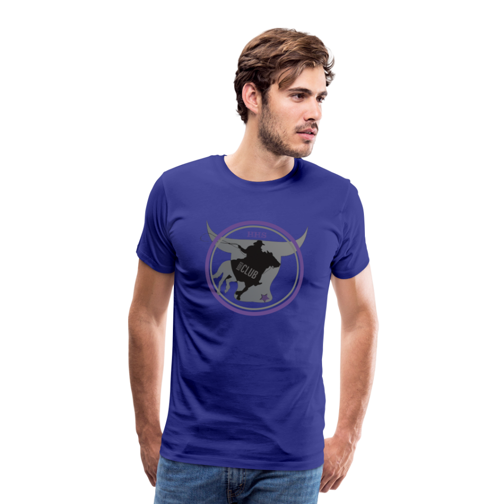 Men's Premium T-Shirt-The Bull - royal blue