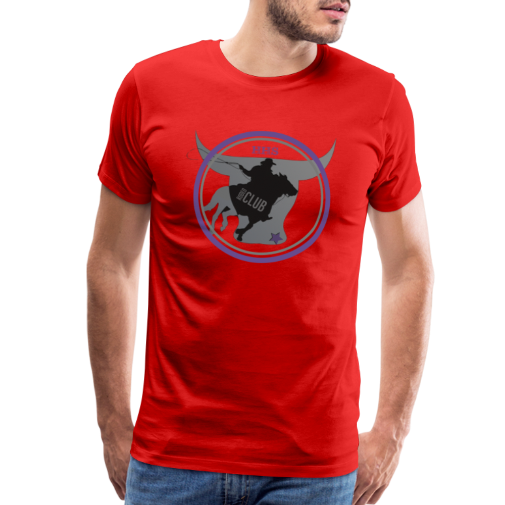 Men's Premium T-Shirt-The Bull - red