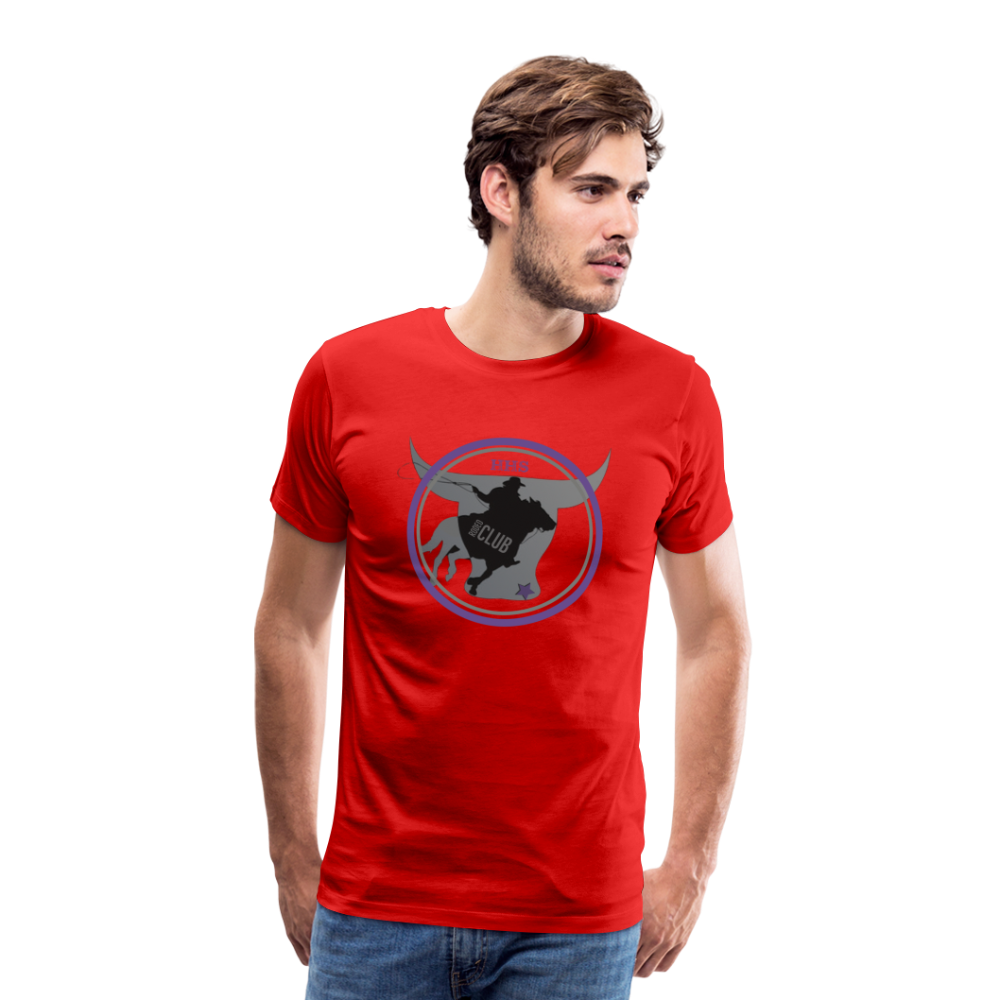 Men's Premium T-Shirt-The Bull - red