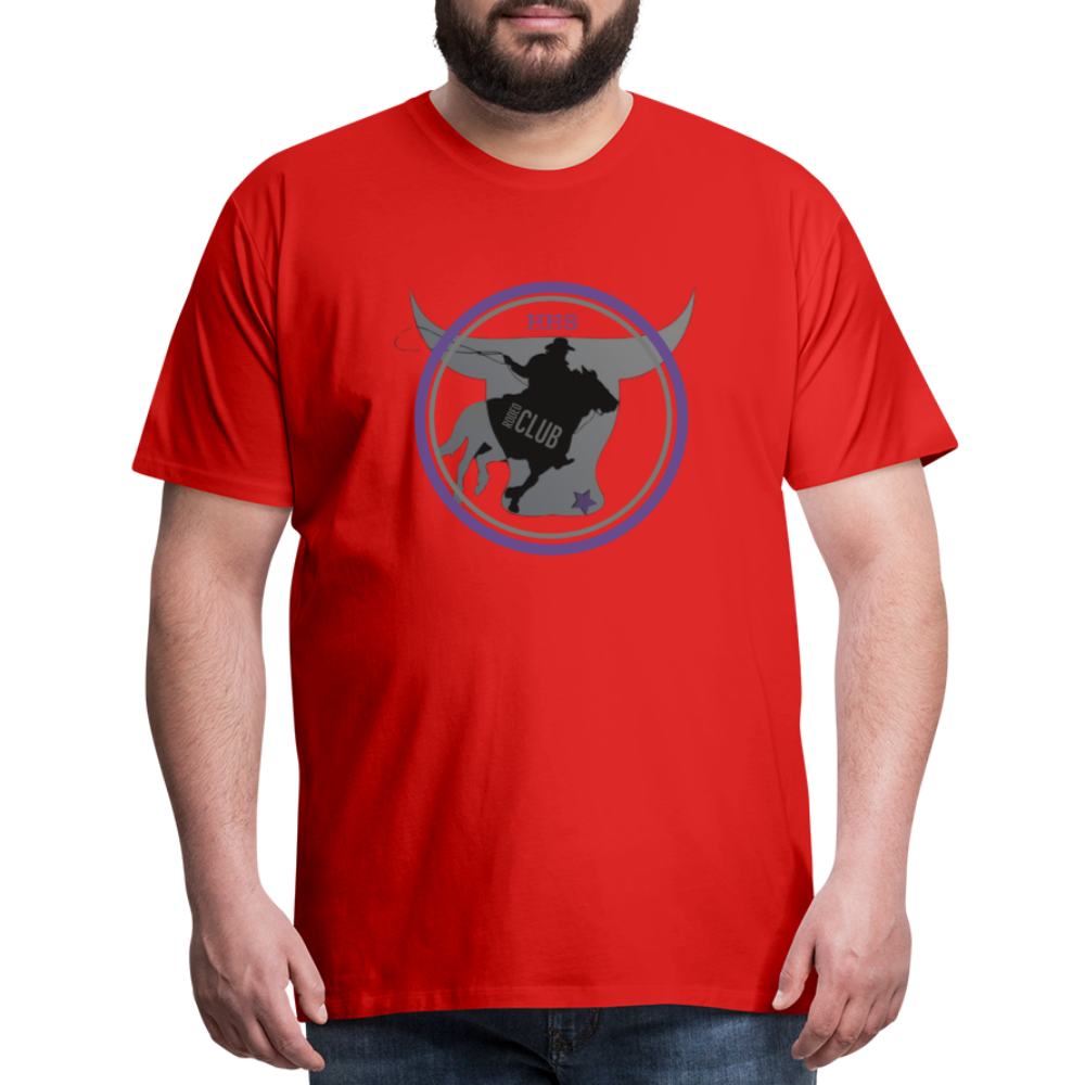Men's Premium T-Shirt-The Bull - red