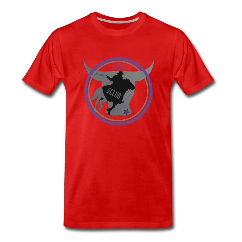 Men's Premium T-Shirt-The Bull - red