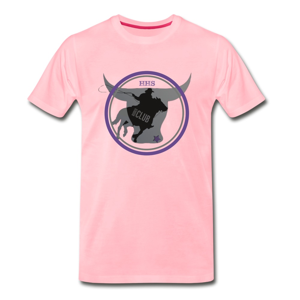 Men's Premium T-Shirt-The Bull - pink