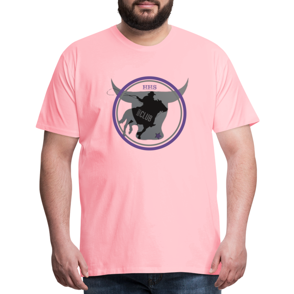Men's Premium T-Shirt-The Bull - pink