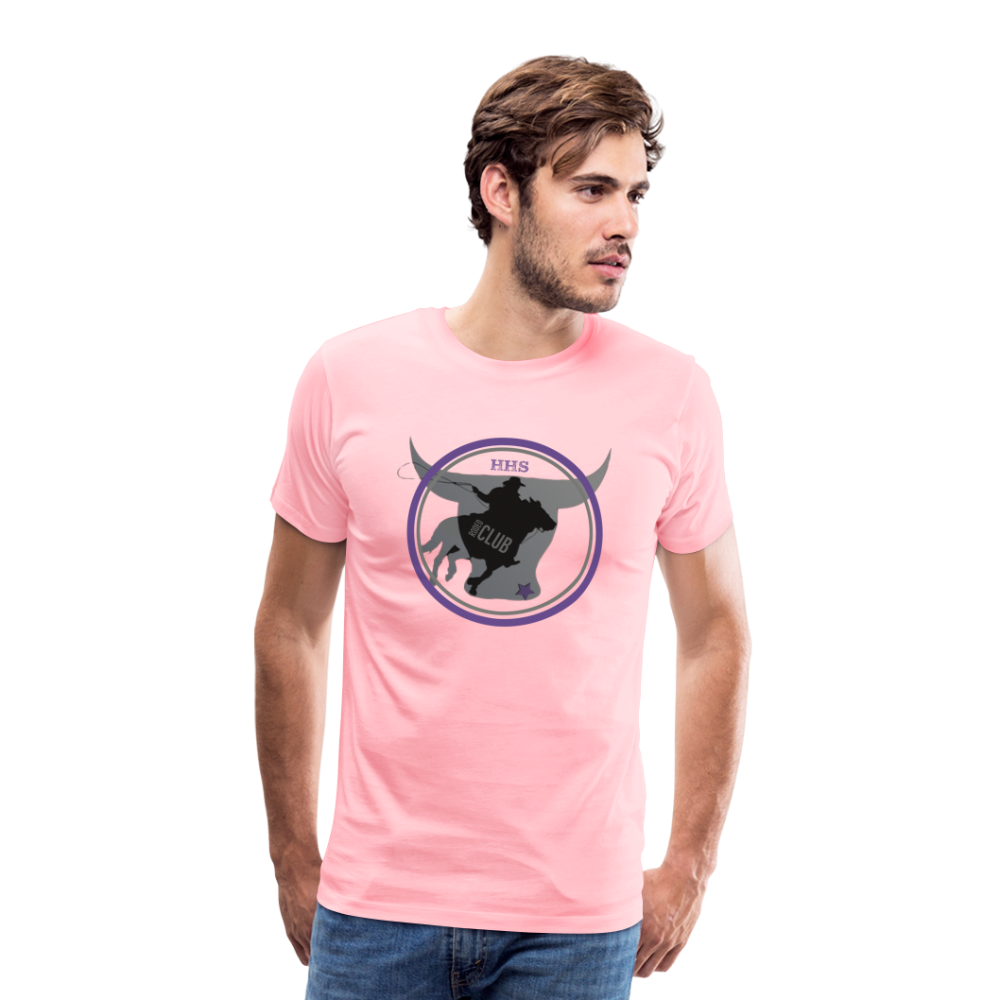 Men's Premium T-Shirt-The Bull - pink