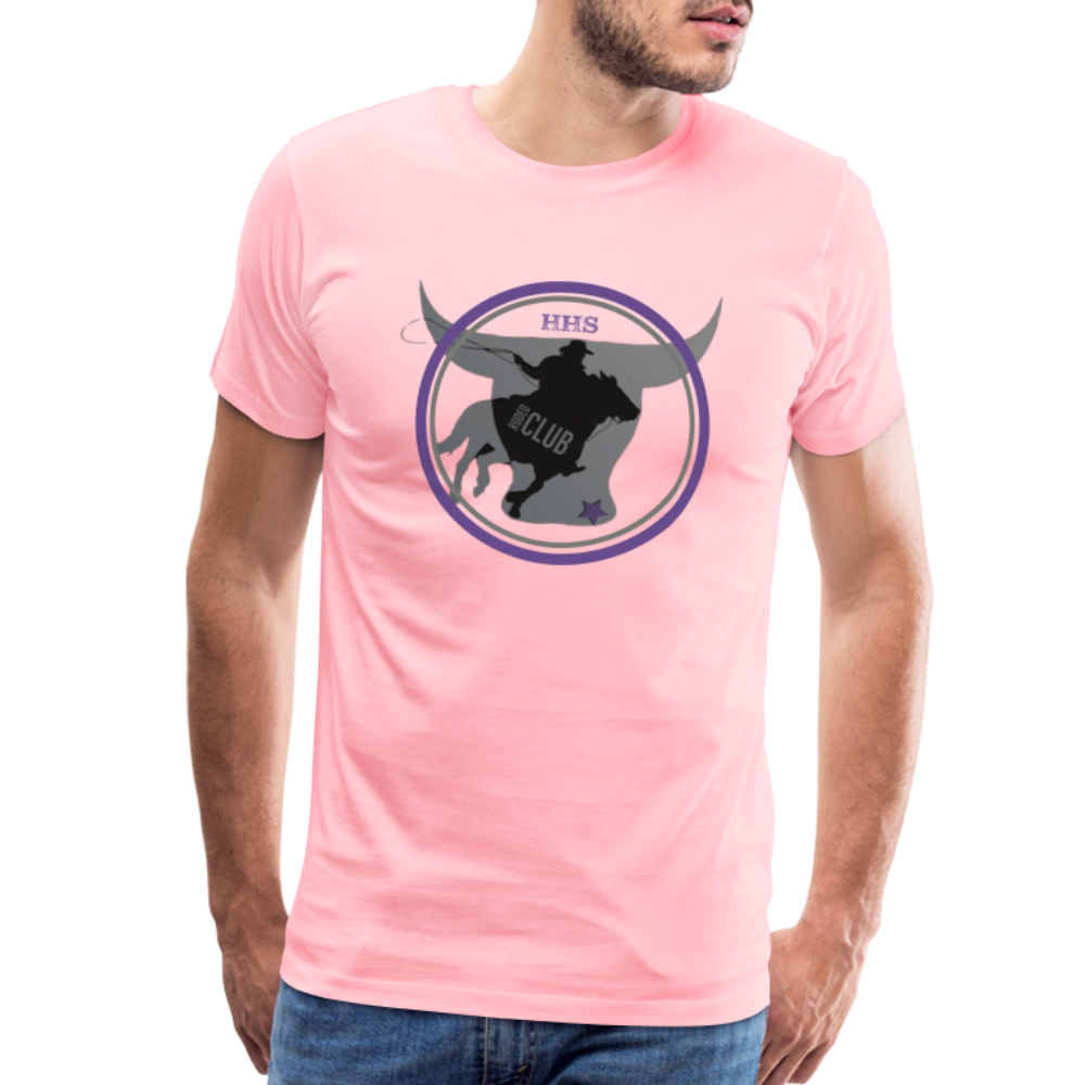 Men's Premium T-Shirt-The Bull - pink