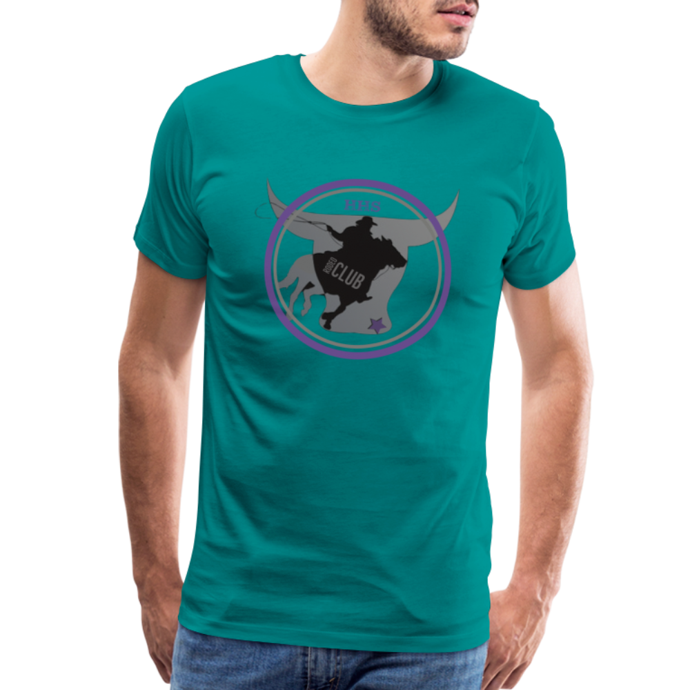 Men's Premium T-Shirt-The Bull - teal