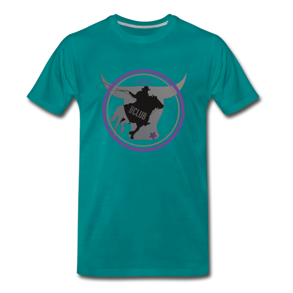 Men's Premium T-Shirt-The Bull - teal