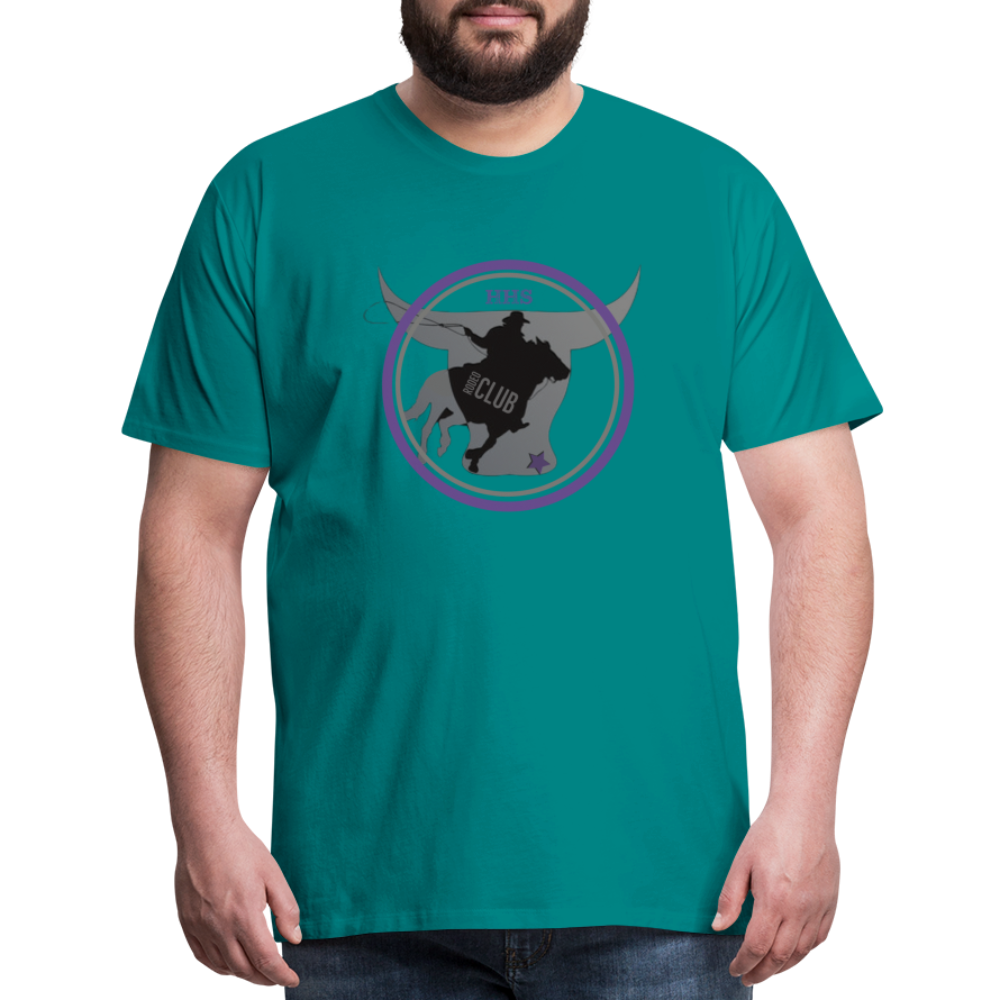 Men's Premium T-Shirt-The Bull - teal