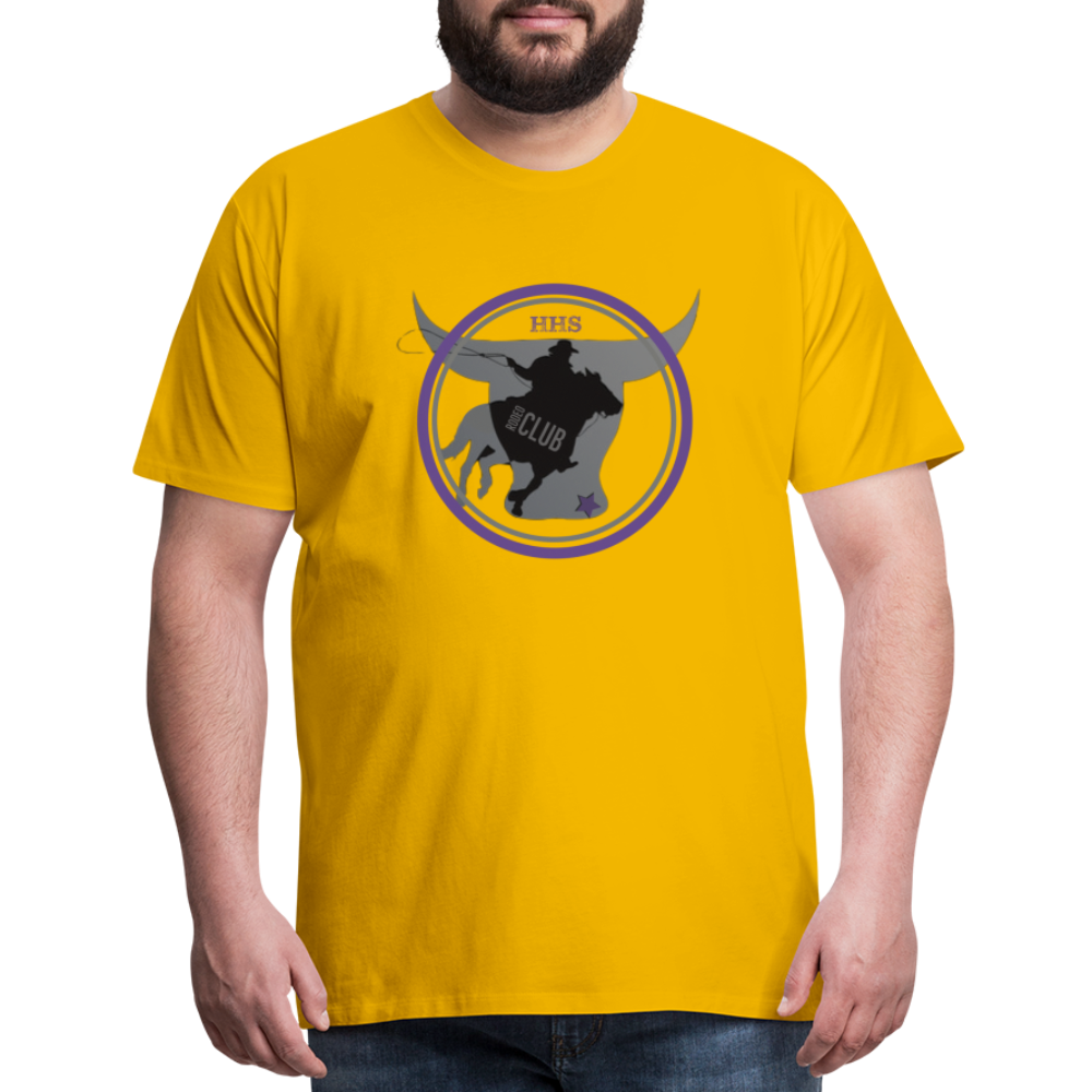 Men's Premium T-Shirt-The Bull - sun yellow