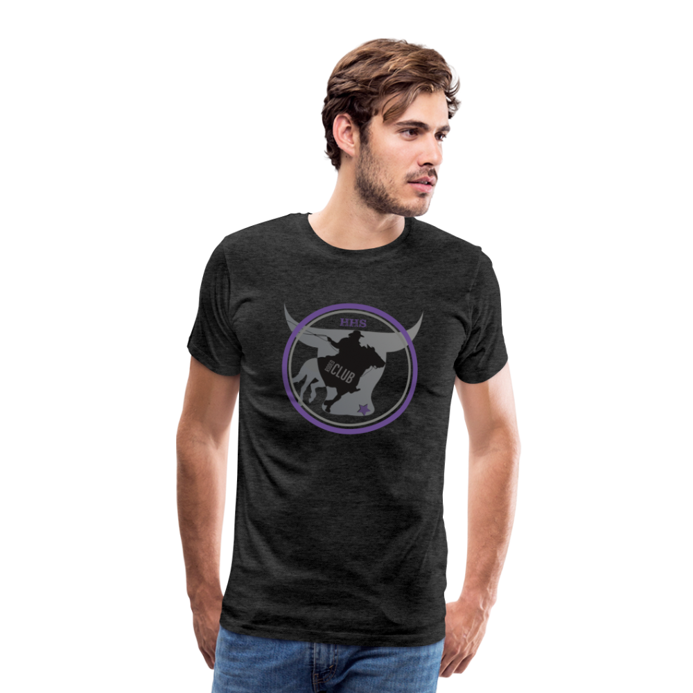 Men's Premium T-Shirt-The Bull - charcoal grey