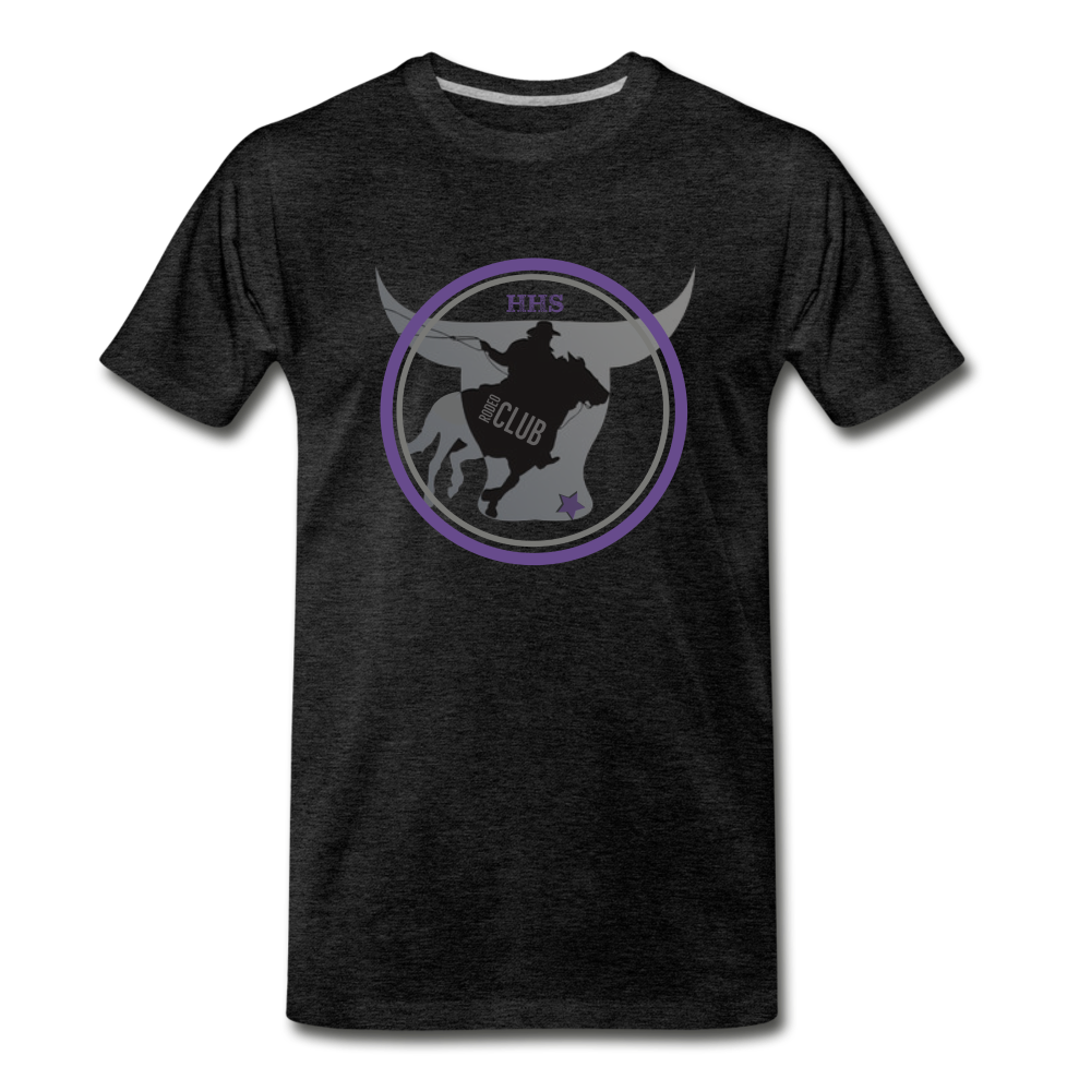Men's Premium T-Shirt-The Bull - charcoal grey
