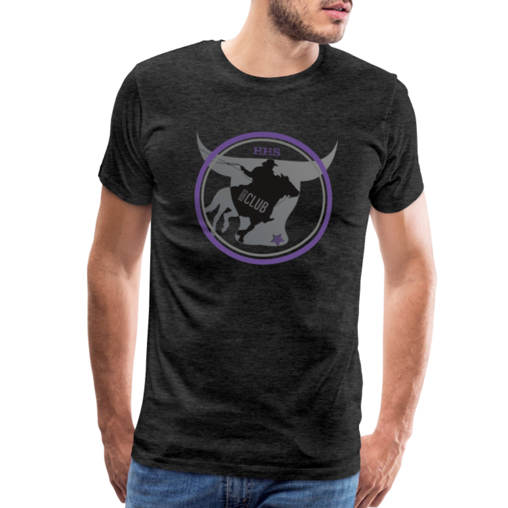 Men's Premium T-Shirt-The Bull - charcoal grey