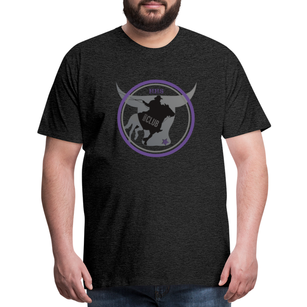 Men's Premium T-Shirt-The Bull - charcoal grey