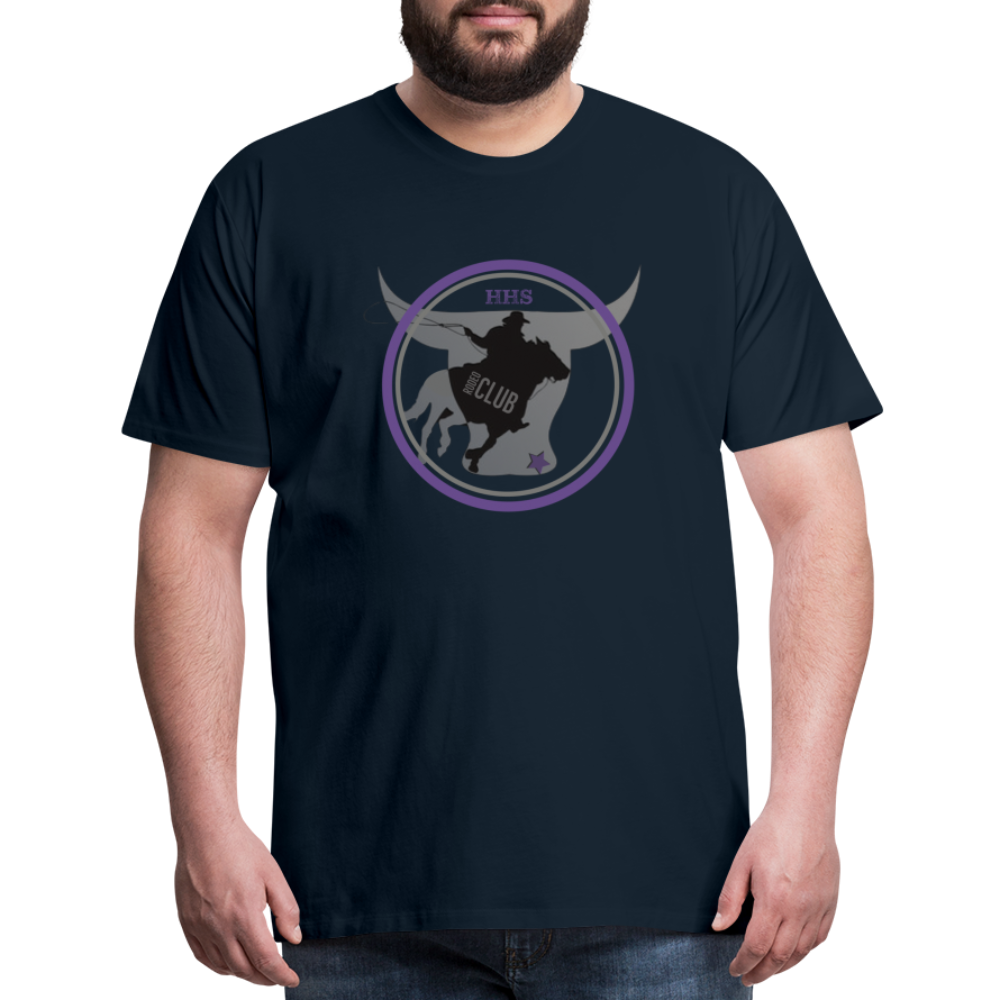 Men's Premium T-Shirt-The Bull - deep navy