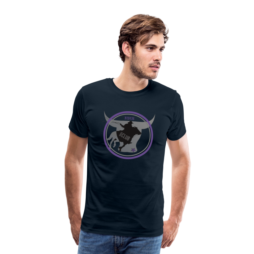 Men's Premium T-Shirt-The Bull - deep navy
