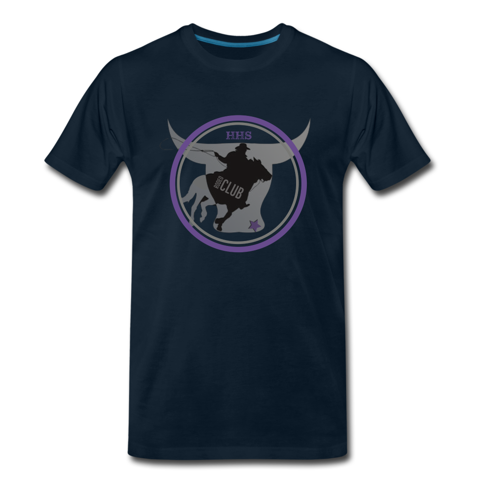 Men's Premium T-Shirt-The Bull - deep navy