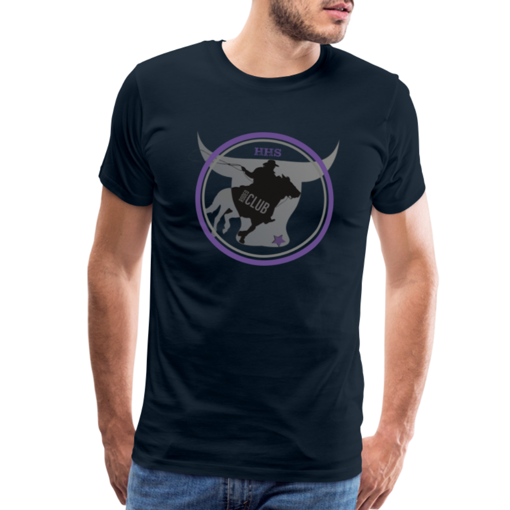 Men's Premium T-Shirt-The Bull - deep navy