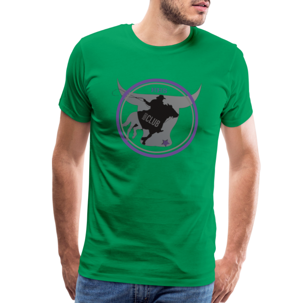 Men's Premium T-Shirt-The Bull - kelly green
