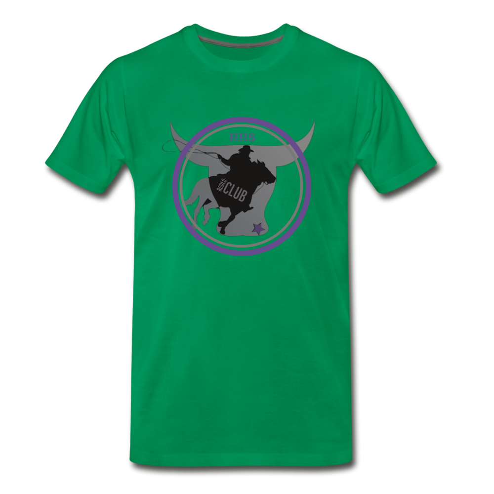 Men's Premium T-Shirt-The Bull - kelly green