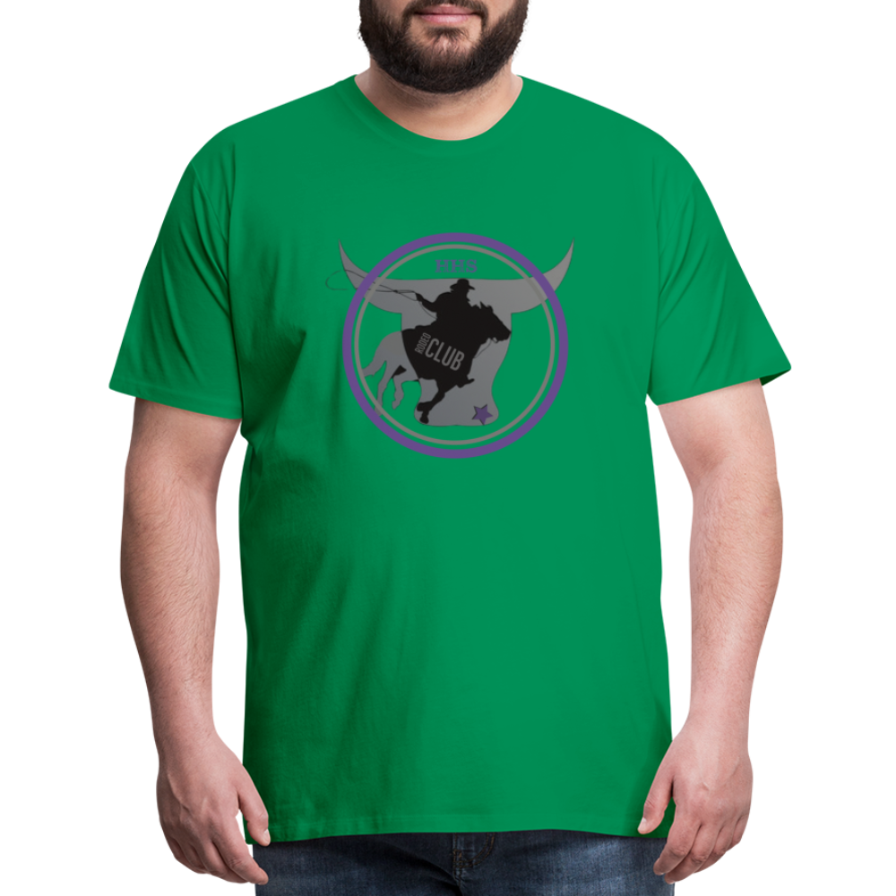 Men's Premium T-Shirt-The Bull - kelly green