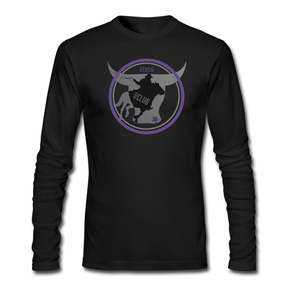 Men's Long Sleeve T-Shirt- The Bull - black