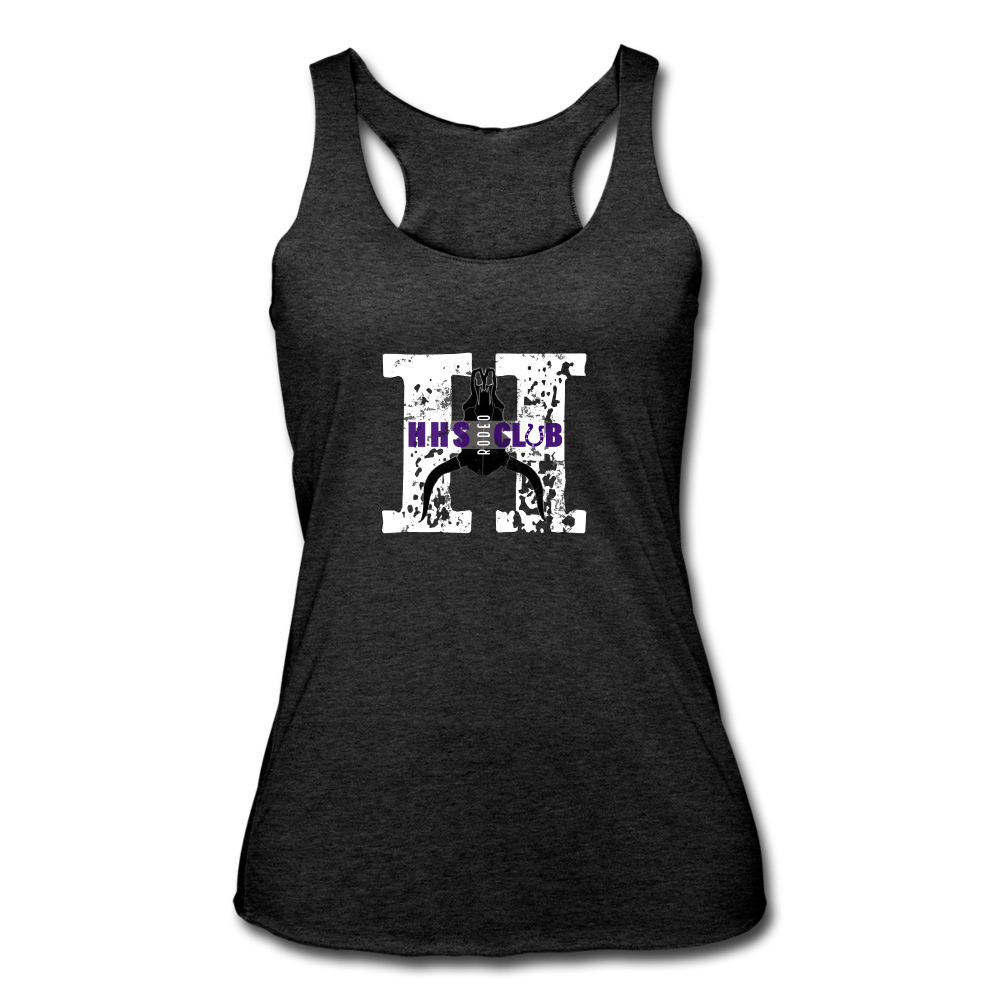 Women’s Tri-Blend Racerback Tank - heather black