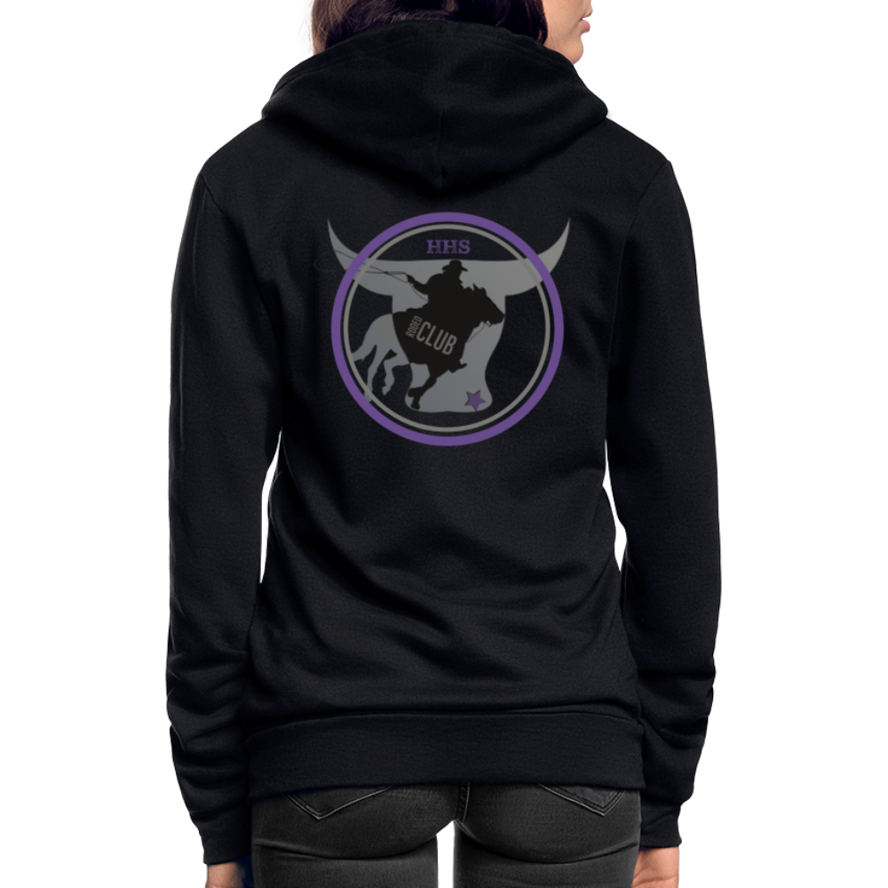 Unisex Fleece Zip Hoodie - black