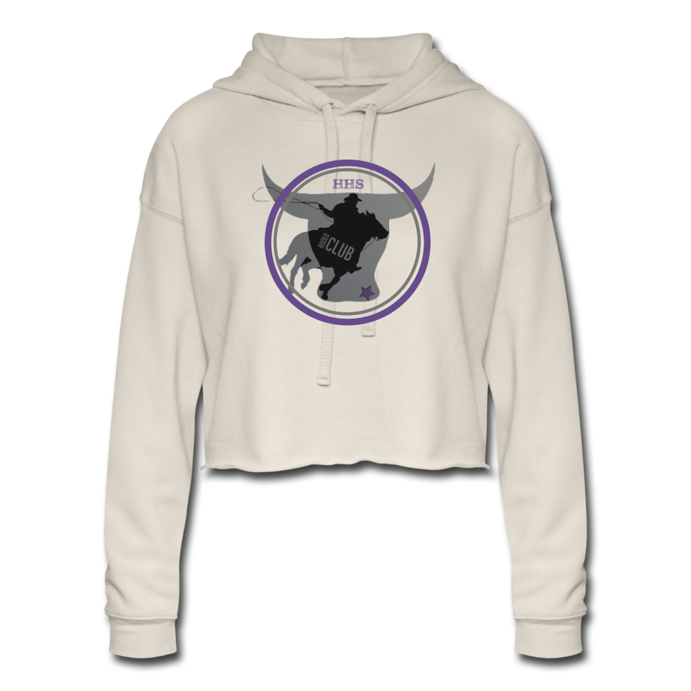 Women's Cropped Hoodie - dust