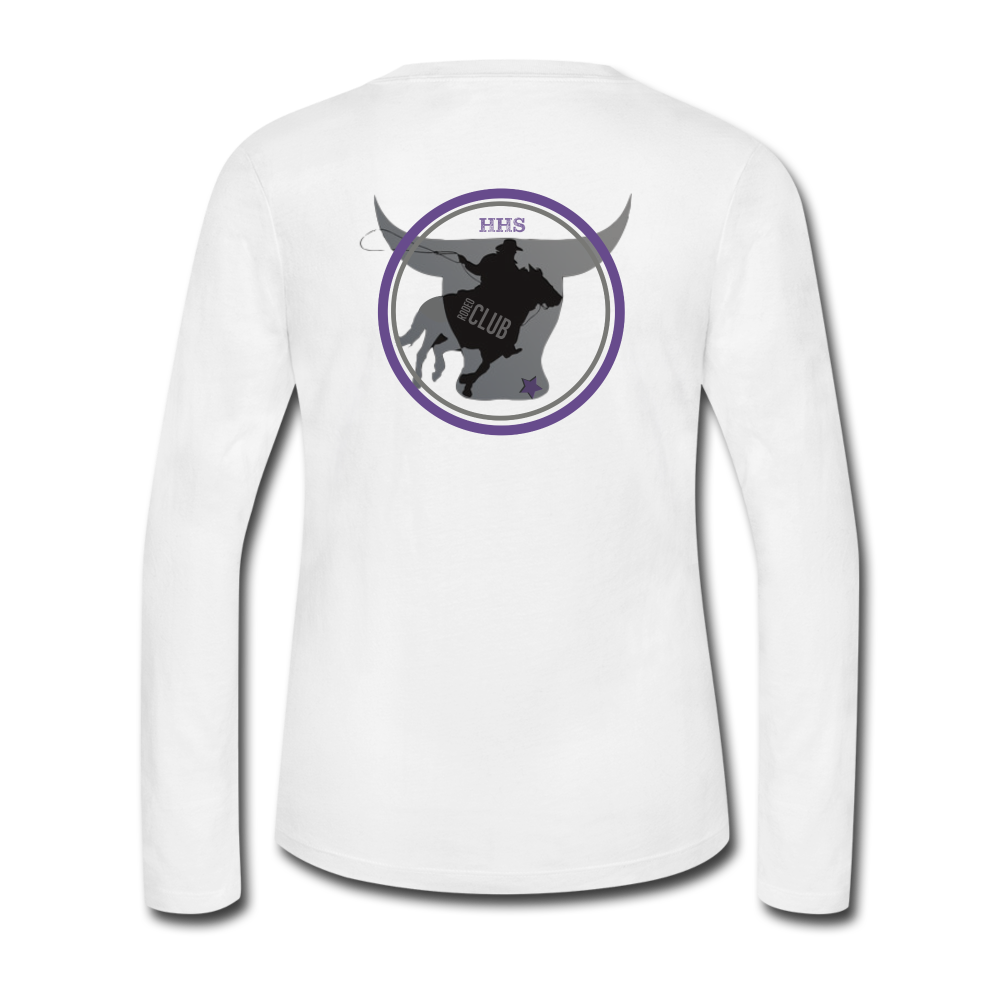 Women's Long Sleeve Jersey T-Shirt - white