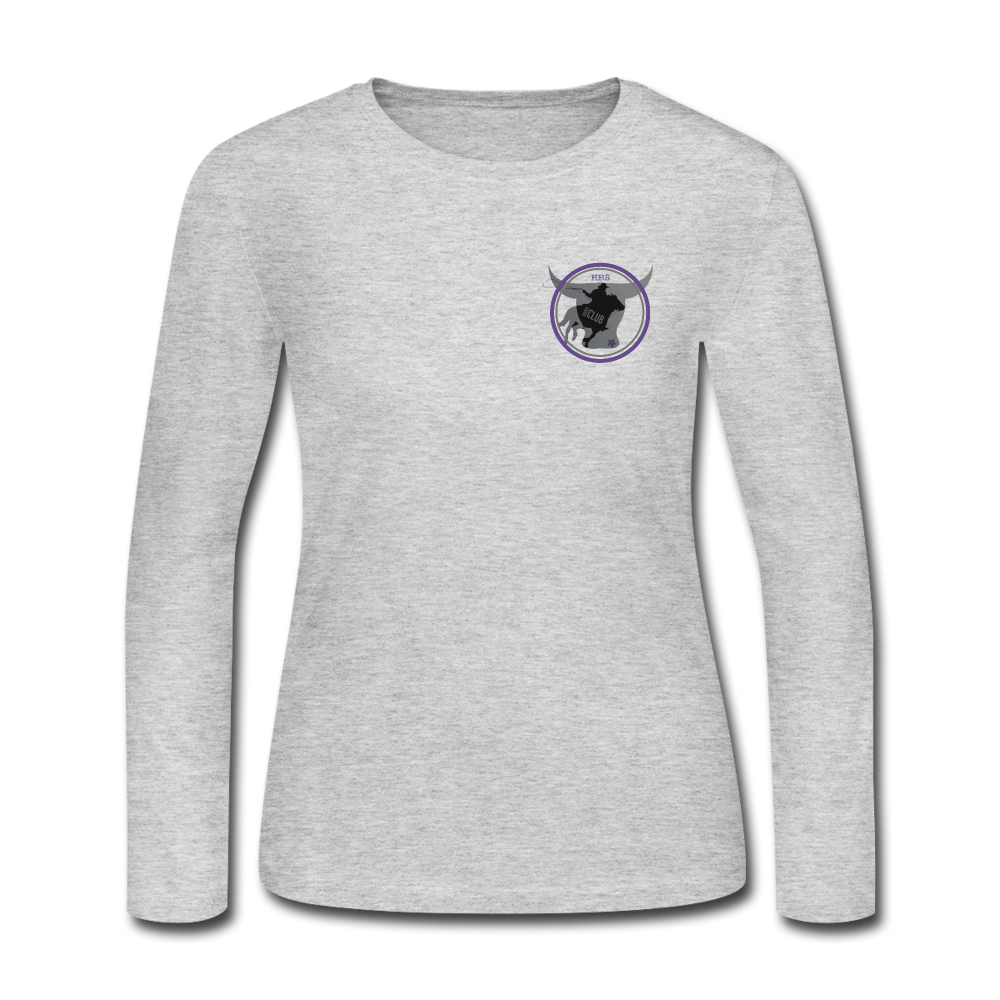 Women's Long Sleeve Jersey T-Shirt - gray