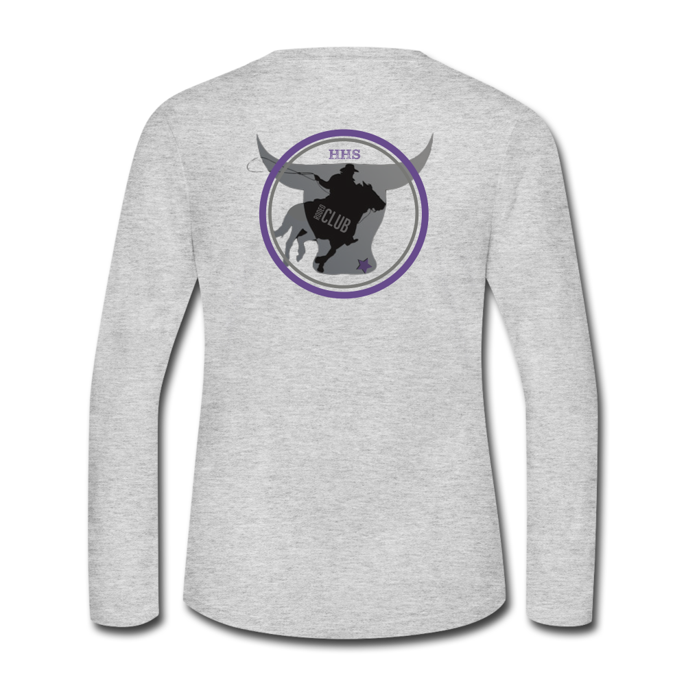 Women's Long Sleeve Jersey T-Shirt - gray