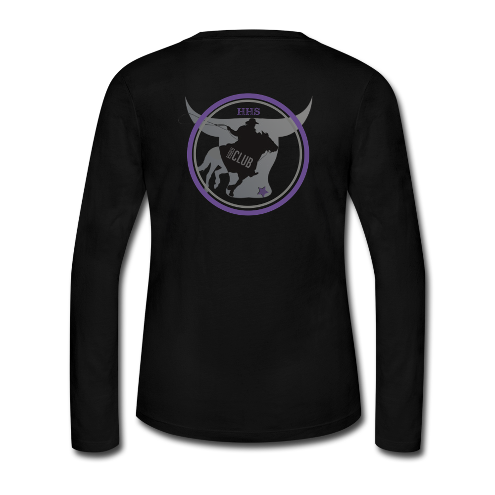 Women's Long Sleeve Jersey T-Shirt - black