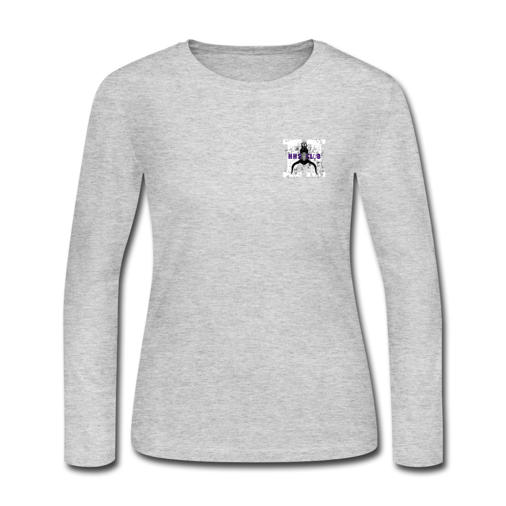 Women's Long Sleeve Jersey T-Shirt - gray