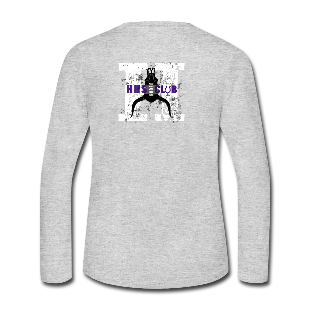 Women's Long Sleeve Jersey T-Shirt - gray