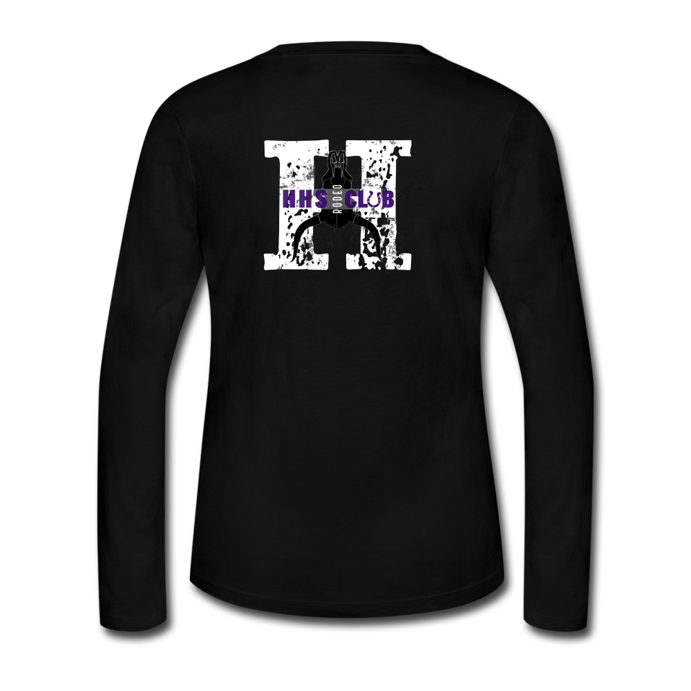 Women's Long Sleeve Jersey T-Shirt - black