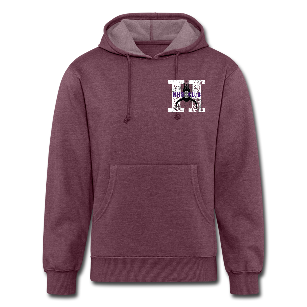 Unisex Organic Hoodie - heather burgundy