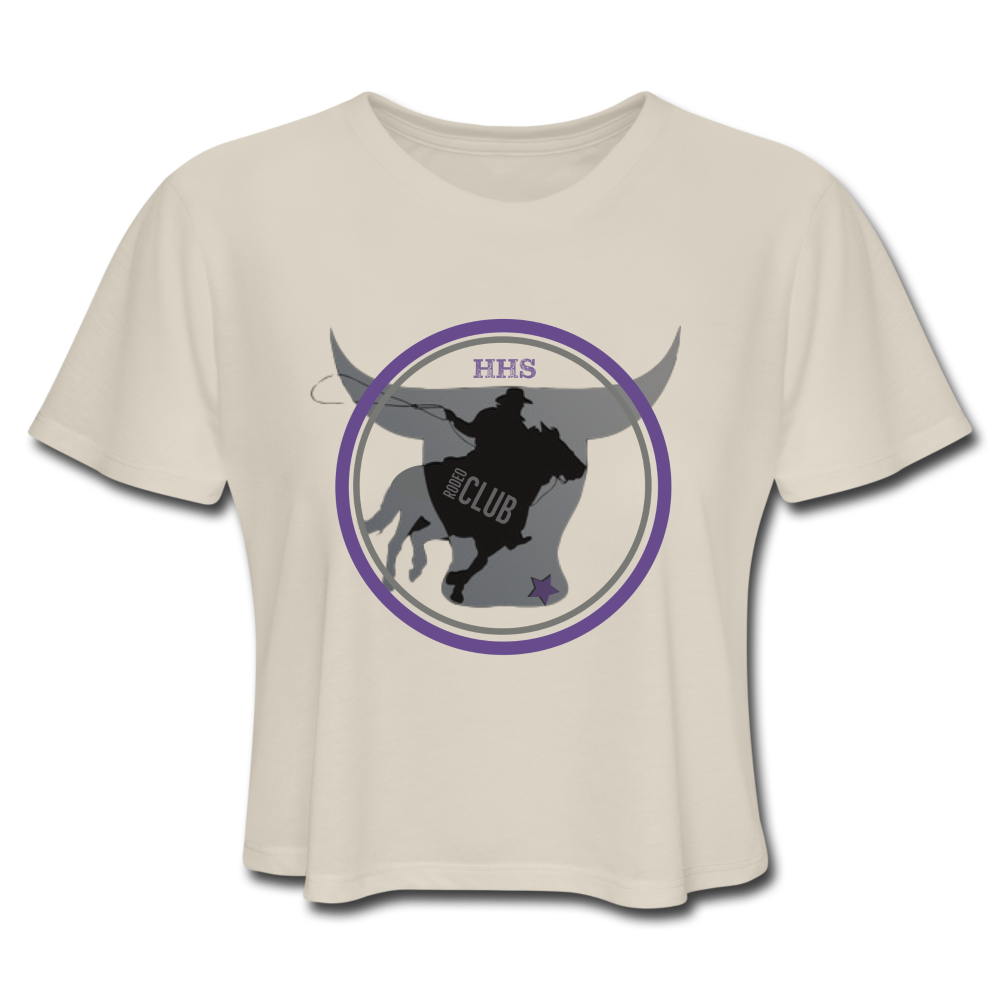 Women's Cropped T-Shirt The Bull - dust