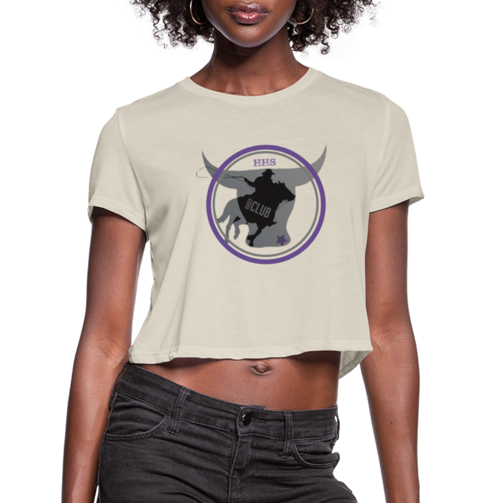 Women's Cropped T-Shirt The Bull - dust