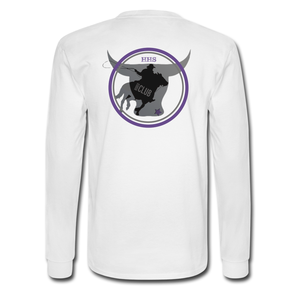 Men's Long Sleeve T-Shirt - The Bull - white