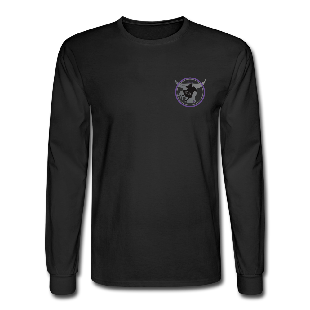 Men's Long Sleeve T-Shirt - The Bull - black