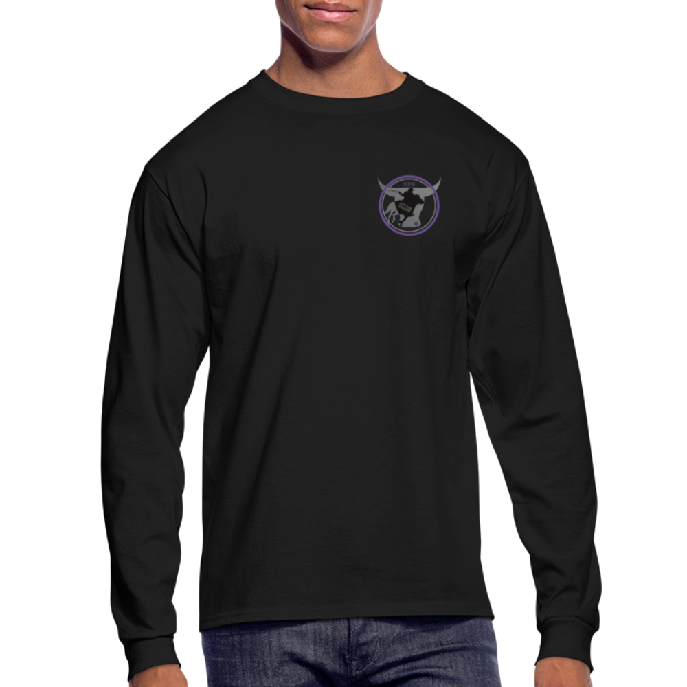 Men's Long Sleeve T-Shirt - The Bull - black