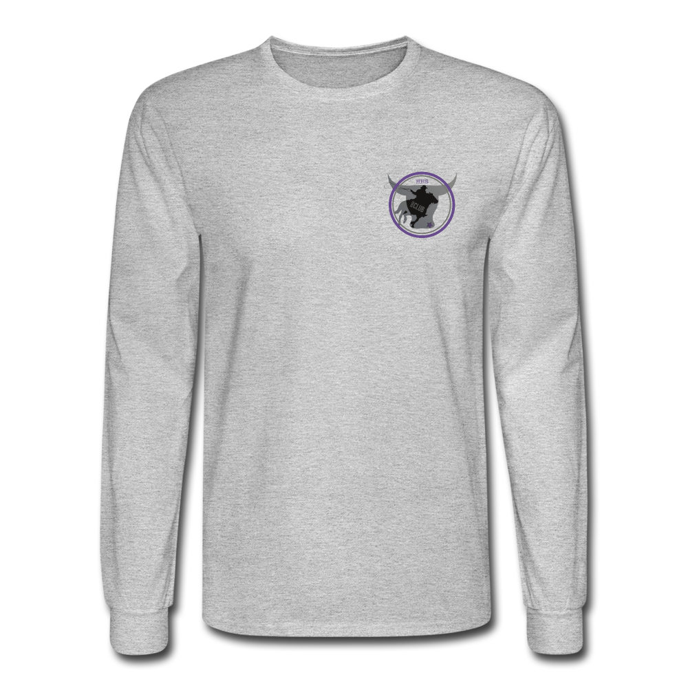 Men's Long Sleeve T-Shirt - The Bull - heather gray