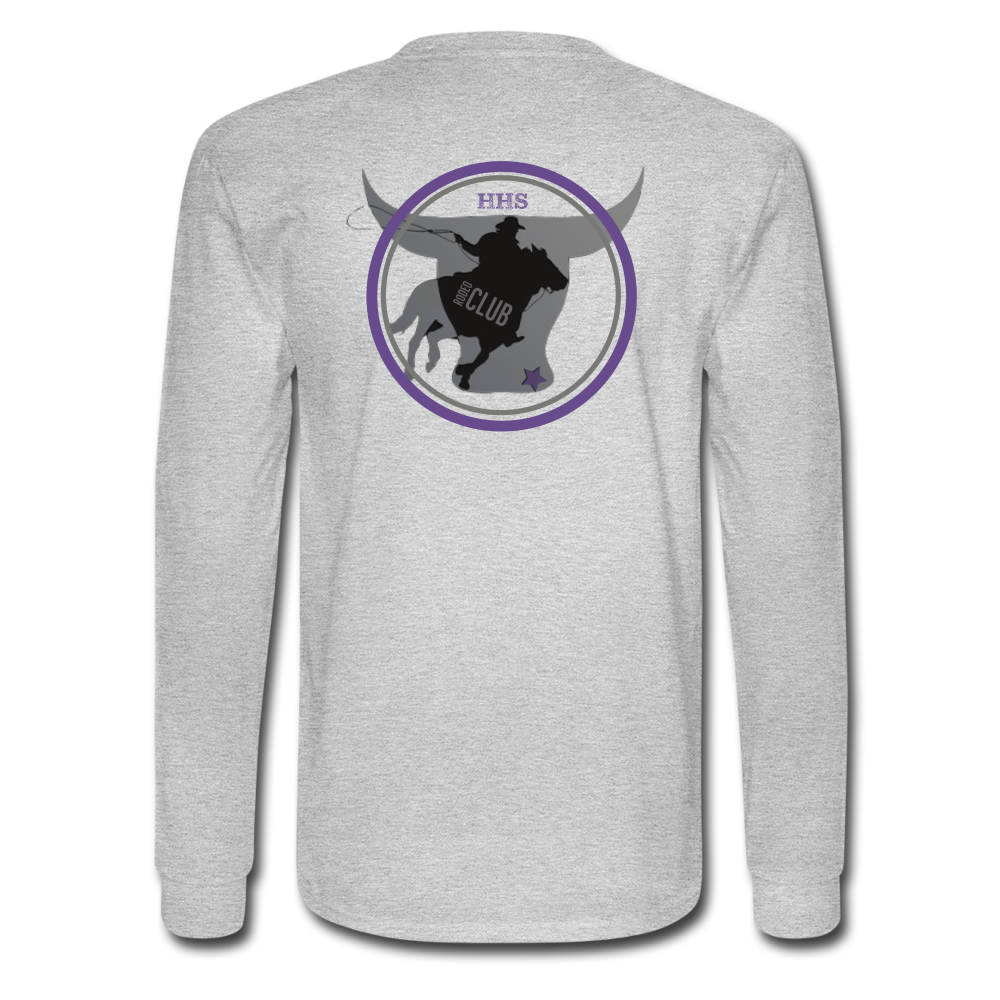 Men's Long Sleeve T-Shirt - The Bull - heather gray