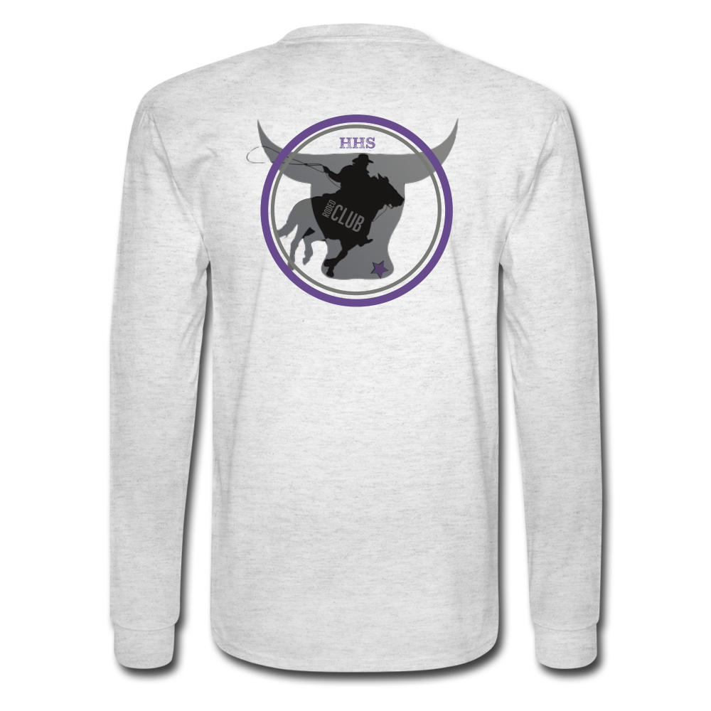 Men's Long Sleeve T-Shirt - The Bull - light heather gray